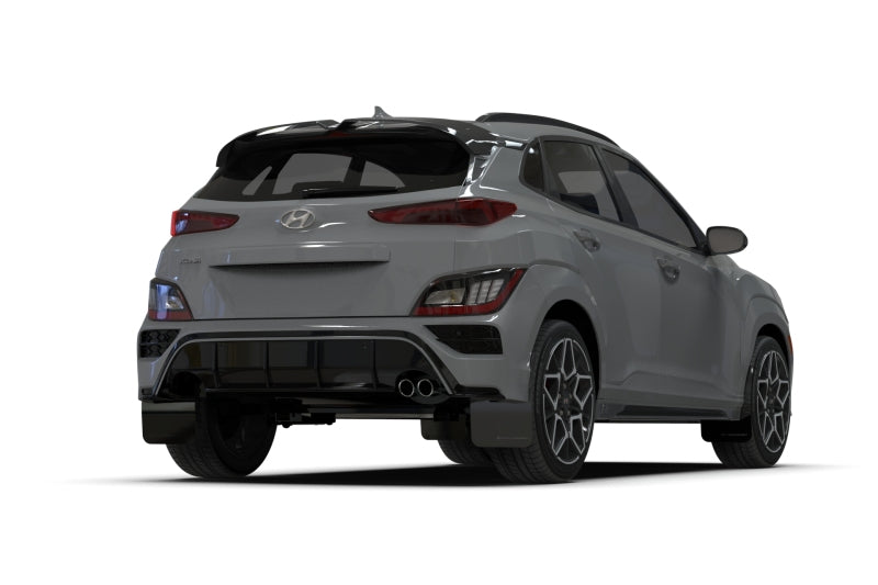 Rally Armor 2022 Hyundai Kona N Line Black UR Mud Flap w/ Grey Logo -  Shop now at Performance Car Parts
