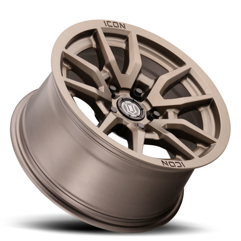 ICON Vector 5 17x8.5 5x150 25mm Offset 5.75in BS 110.1mm Bore Bronze Wheel -  Shop now at Performance Car Parts