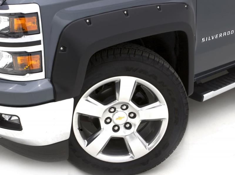 Lund 09-14 Ford F-150 (Excl Raptor) RX-Rivet Style Smooth Elite Series Fender Flares - Black (4 Pc.) -  Shop now at Performance Car Parts