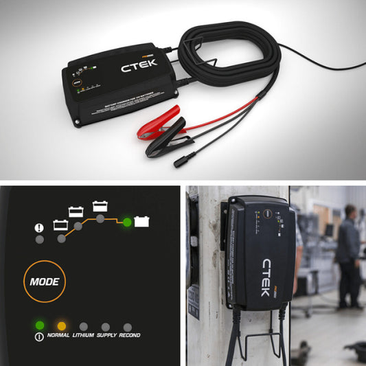 CTEK PRO25SE Battery Charger - 50-60 Hz - 12V - 19.6ft Extended Charging Cable -  Shop now at Performance Car Parts