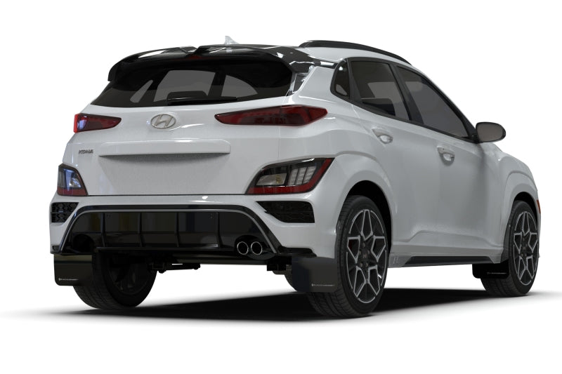 Rally Armor 2022 Hyundai Kona N Line Black UR Mud Flap w/ Red Logo -  Shop now at Performance Car Parts