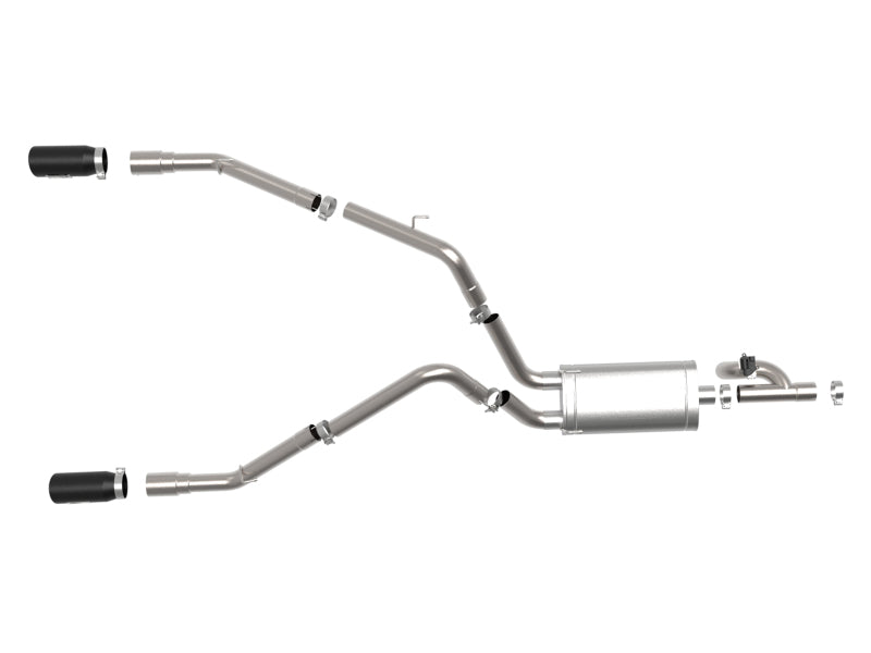 aFe 09-18 Ram 1500 V8 5.7L Hemi Gemini XV 3in 304 SS Cat-Back Exhaust w/ Black Tips -  Shop now at Performance Car Parts