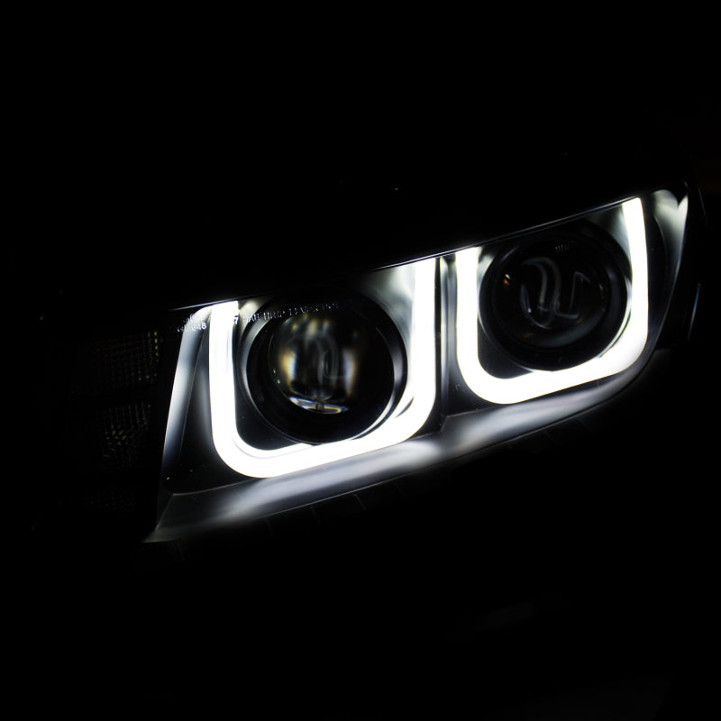 ANZO 2014-2015 Chevrolet Camaro Projector Headlights w/ U-Bar Black -  Shop now at Performance Car Parts
