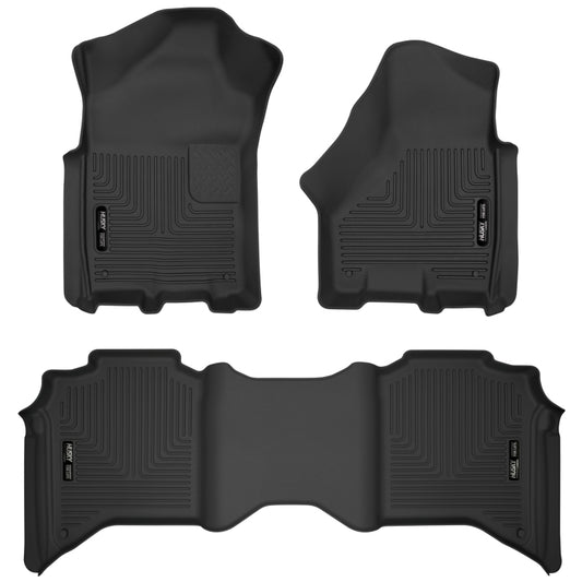 Husky Liners 19-20 Dodge Ram 2500/3500 Crew Cab X-Act Contour Front and Second Row Seat Floor Liners -  Shop now at Performance Car Parts