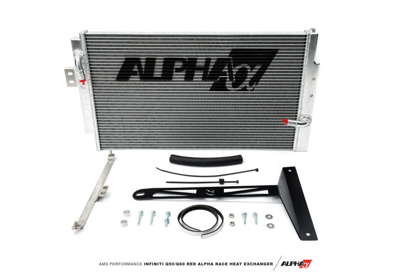 AMS Performance Infiniti 17+ Q60 / 16+ Q50 3.0TT VR30 Alpha Race Heat Exchanger -  Shop now at Performance Car Parts
