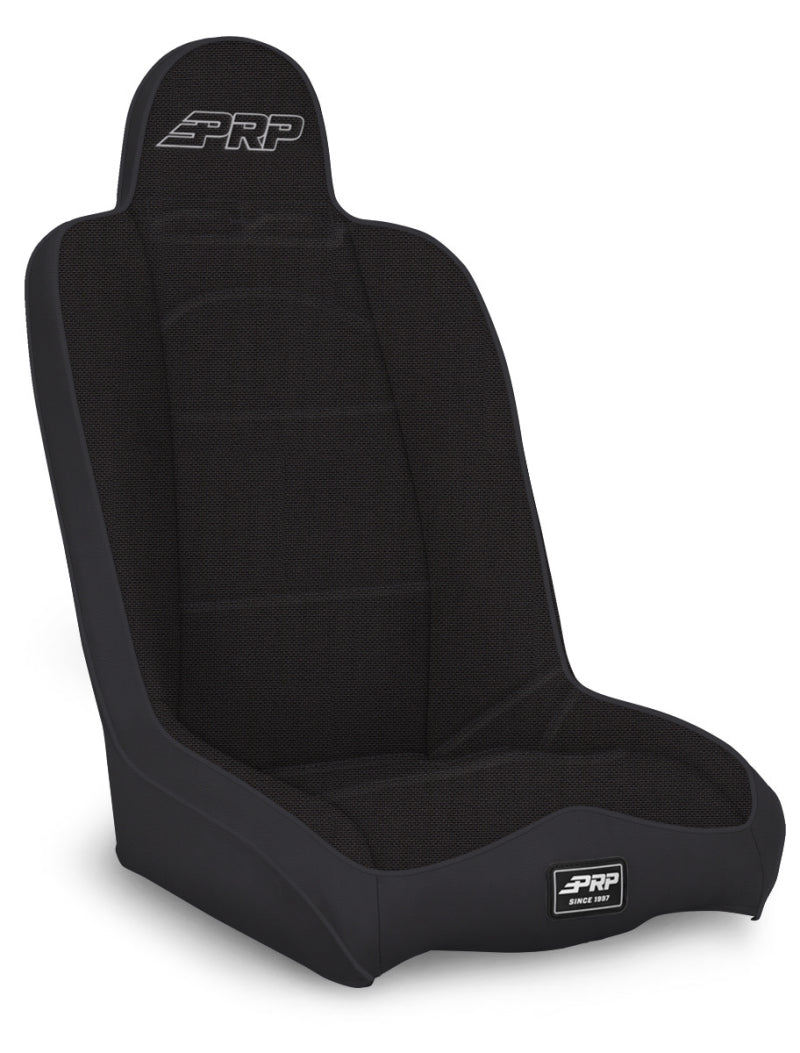 PRP Daily Driver High Back Suspension Seat (Two Neck Slots) - All Black -  Shop now at Performance Car Parts