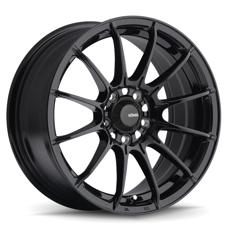 Konig Dial In 15x8 4x100 ET25 Gloss Black -  Shop now at Performance Car Parts