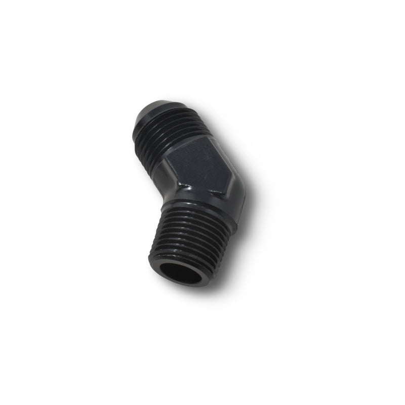 Russell Performance -6 AN to 3/8in NPT 45 Degree Flare to Pipe Adapter -  Shop now at Performance Car Parts