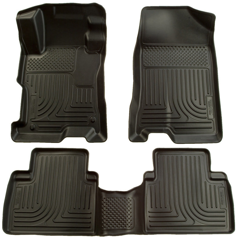 Husky Liners 06-11 Honda Civic (4DR) WeatherBeater Combo Black Floor Liners -  Shop now at Performance Car Parts