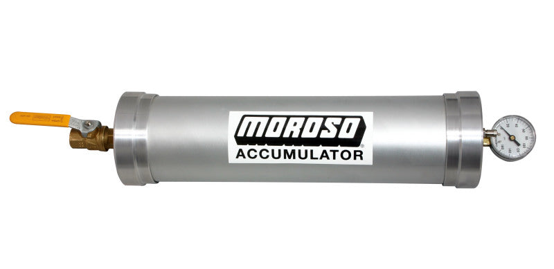 Moroso Oil Accumulator - Heavy Duty - 3 Quart - 23in x 4.75in -  Shop now at Performance Car Parts
