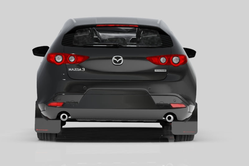 Rally Armor 19-22 Mazda3 GT Sport Hatch Black UR Mud Flap w/ White Logo -  Shop now at Performance Car Parts