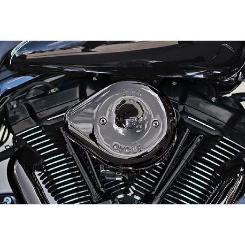 S&S Cycle 17-23 M8 Models Lava Chrome Stealth Teardrop Air Cleaner Kit -  Shop now at Performance Car Parts