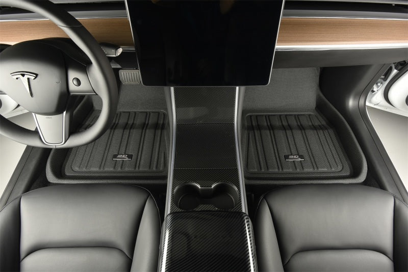 3D Maxpider 17-21 Tesla Model X Folding 7-Seat Elitect 1st 2nd 3rd Row - Floor Mat Set (Black) -  Shop now at Performance Car Parts