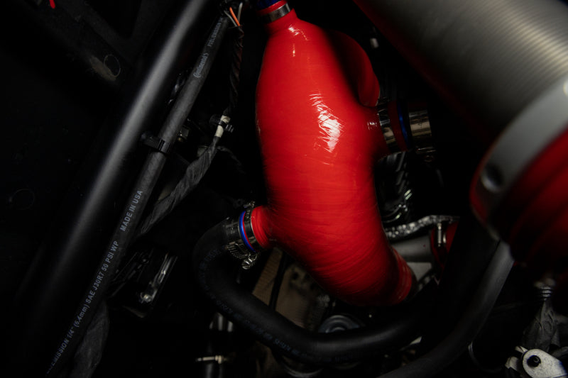 Mishimoto 2016+ Polaris RZR XP Turbo Silicone Intake J-Tube - Red -  Shop now at Performance Car Parts