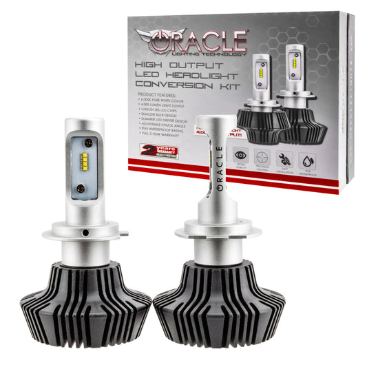 Oracle H7 4000 Lumen LED Headlight Bulbs (Pair) - 6000K -  Shop now at Performance Car Parts