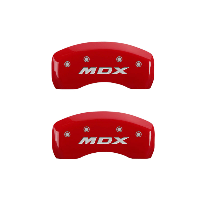 MGP 4 Caliper Covers Front Acura Rear MDX Red Finish Silver Characters -  Shop now at Performance Car Parts