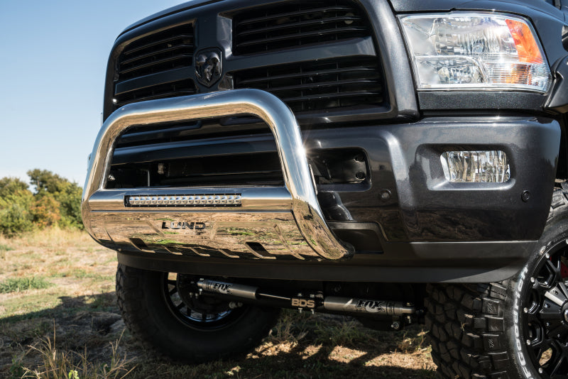 Lund 20- 21 GMC SIERRA 2500 HD BULL BAR W/ LIGHT & WIRING Stainless Steel -  Shop now at Performance Car Parts