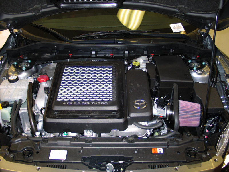 K&N 10 Mazdaspeed3 L4-2.3L Silver Typhoon Short Ram Intake -  Shop now at Performance Car Parts