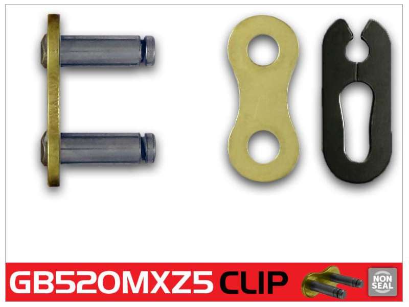 RK Chain GB520MXZ5-CLIP - Gold -  Shop now at Performance Car Parts