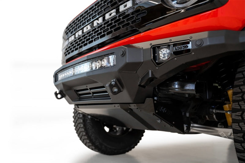Addictive Desert Designs 2021+ Ford Bronco Stealth Fighter Front Bumper w/ Winch Mount -  Shop now at Performance Car Parts