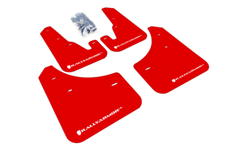 Rally Armor 04-09 Mazda3/Speed3 Red UR Mud Flap w/ White Logo -  Shop now at Performance Car Parts