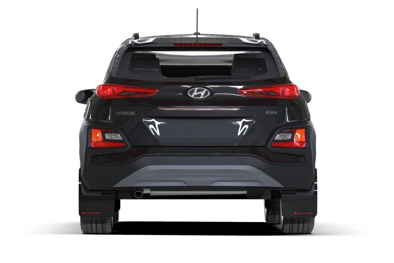Rally Armor 18-22 Hyundai Kona Black UR Mud Flap w/ Grey Logo -  Shop now at Performance Car Parts