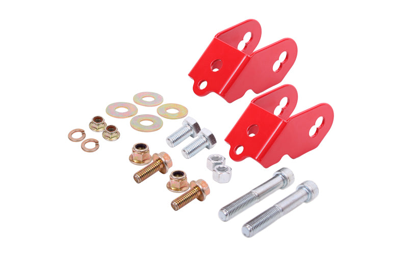 BMR Suspension 15-18 Ford Mustang S550 Rear Camber Adjustment Lockout Kit - Red - Performance Car Parts