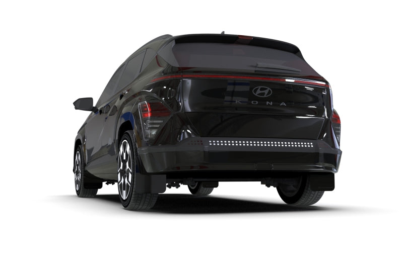 Rally Armor 2024 Hyundai Kona EV Black UR Mud Flap - Metallic Black Logo -  Shop now at Performance Car Parts