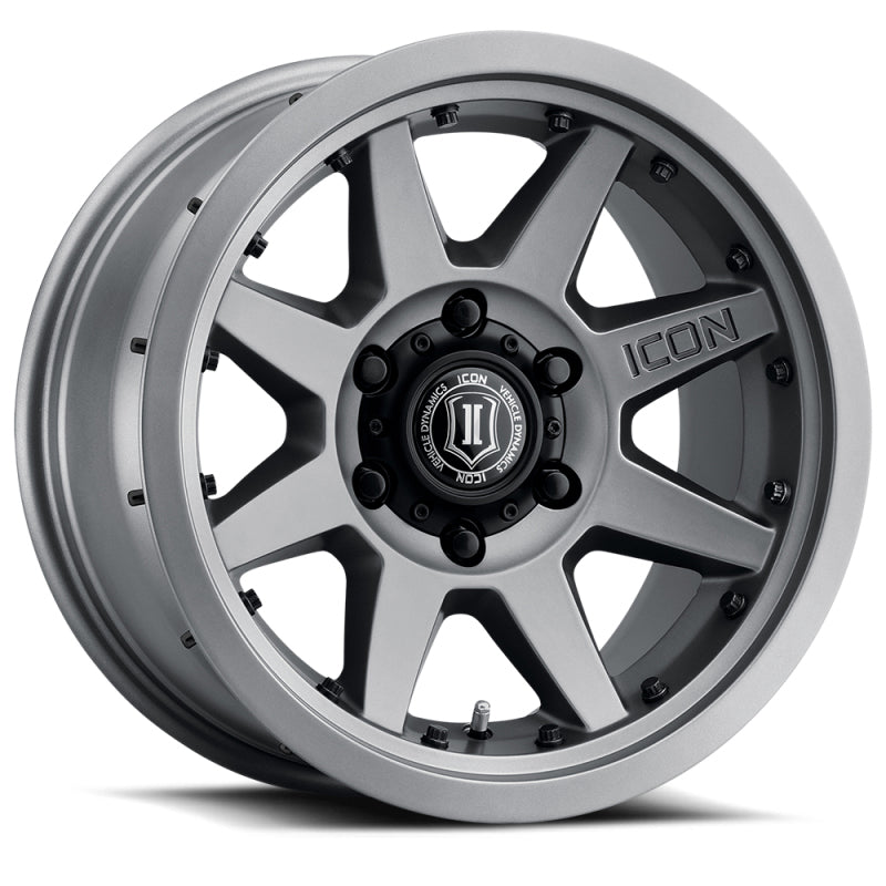 ICON Rebound Pro 17x8.5 6x5.5 25mm Offset 5.75in BS 93.1mm Bore Titanium Wheel -  Shop now at Performance Car Parts