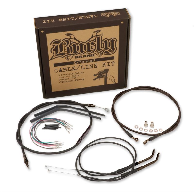 Burly Brand Control Kit 14in Dyna - Black -  Shop now at Performance Car Parts