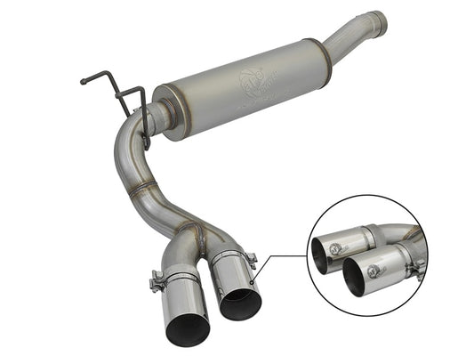 aFe POWER Rebel Series 3.5in 409 SS Cat Back Exhaust w/Pol Tips 14-17 RAM 2500/3500 V8-6.4L Hemi -  Shop now at Performance Car Parts