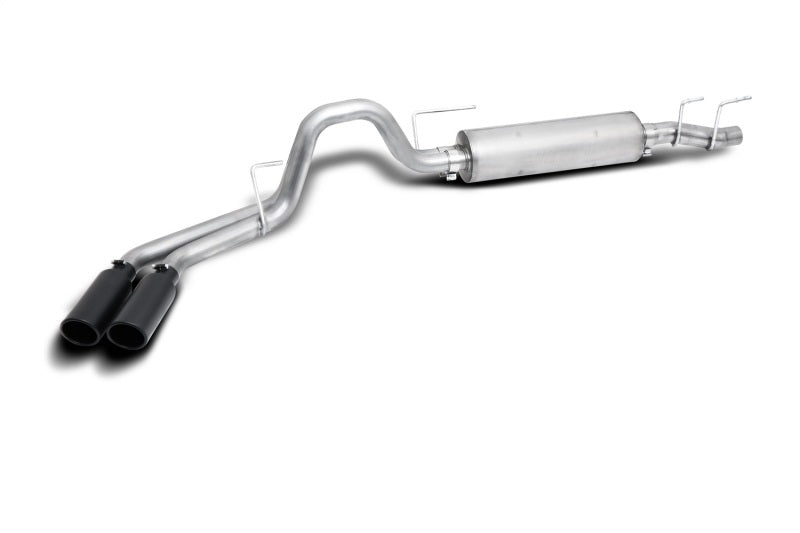 Gibson 21-22 Ford F150 Truck 5.0L 3/2.5in Cat-Back Dual Sport Exhaust System Stainless - Black Elite -  Shop now at Performance Car Parts