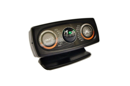 Rampage 1999-2019 Universal Clinometer With Compass - Black