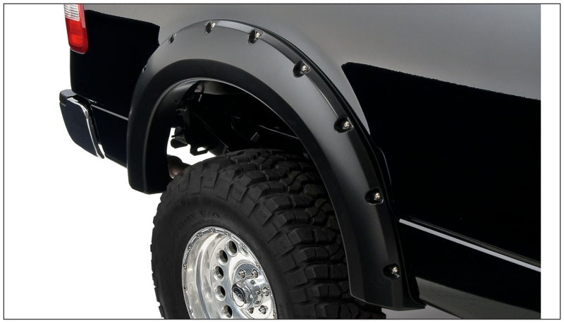 Bushwacker 04-08 Ford F-150 Styleside Pocket Style Flares 2pc 66.0/78.0/96.0in Bed - Black -  Shop now at Performance Car Parts