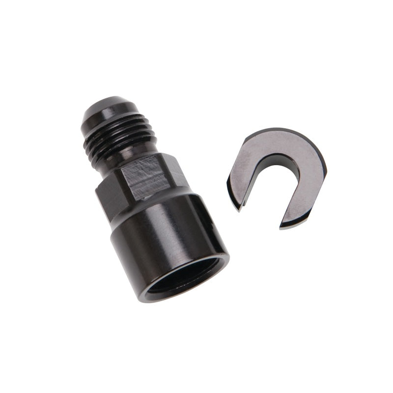 Russell Performance -6 AN Male to 5/16in SAE Quick-Disconnect Female (Black Single) -  Shop now at Performance Car Parts