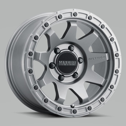 Method MR317 17x8.5 0mm Offset 6x5.5 106.25mm CB Matte Titanium Wheel -  Shop now at Performance Car Parts