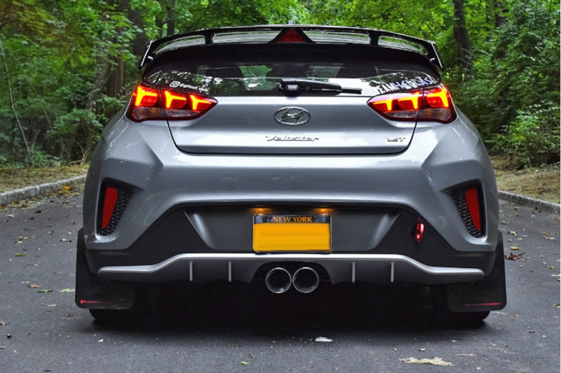 Rally Armor 19-21 Hyundai Veloster Turbo R-Spec Red UR Mud Flap w/ White Logo -  Shop now at Performance Car Parts