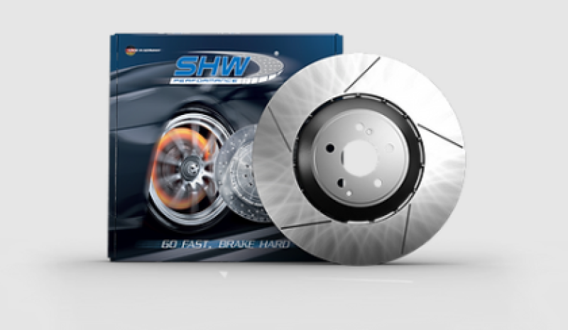 SHW 17-20 Porsche Panamera 4 3.0L w/20in Whl w/o Ceramic Brake Right Rear Slot LW Rotor (971615602G) -  Shop now at Performance Car Parts