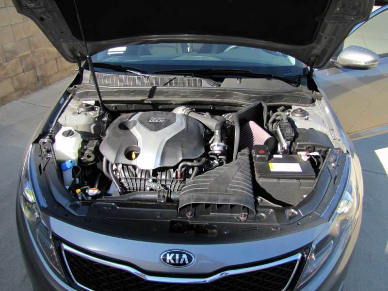 K&N 11-13 Hyundai Sonata 2.0L L4 Turbo / 11-13 Kia Optima 2.0L L4 Turbo Typhoon Intake -  Shop now at Performance Car Parts