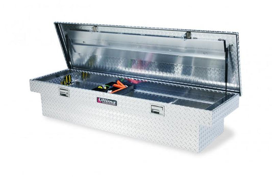 Lund 67-99 Chevy CK Ultima Deep Single Lid Crossover Tool Box - Brite