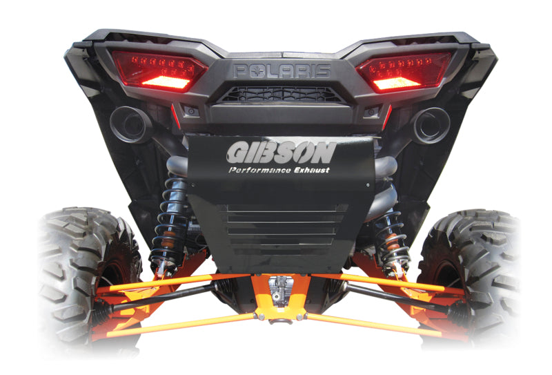 Gibson 15-17 Polaris RZR XP 1000 EPS Base 2.25in Dual Exhaust - Black Ceramic -  Shop now at Performance Car Parts