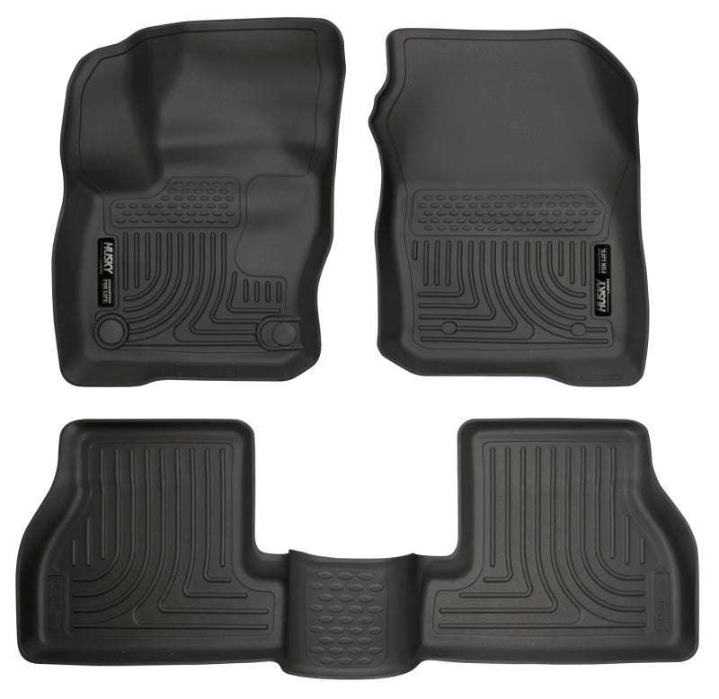 Husky Liners Weatherbeater 2016 Ford Focus RS Front & 2nd Seat Floor Liners - Black -  Shop now at Performance Car Parts