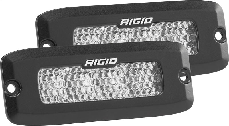 Rigid Industries SRQ - 60 Deg. Lens - White - Flush Mount - Set of 2 -  Shop now at Performance Car Parts