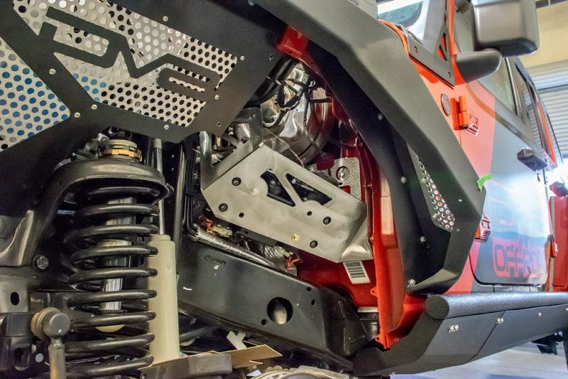 DV8 Offroad 2018+ Jeep JL / JT Engine Bay Compressor Mount -  Shop now at Performance Car Parts