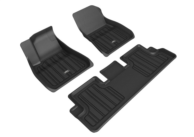 3D MAXpider 2020-2022 Tesla Model 3 Elitect 1st & 2nd Row Floormats - Black -  Shop now at Performance Car Parts