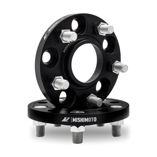 Mishimoto 5x114.3 15mm 56.1 Bore M12 Wheel Spacers - Black