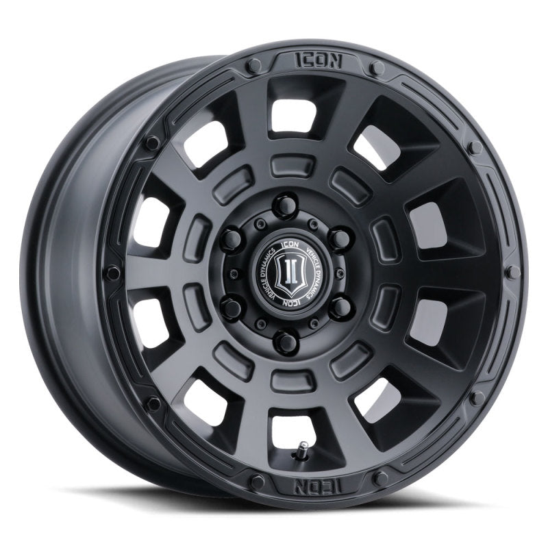 ICON Thrust 17x8.5 6x5.5 25mm Offset 5.75in BS Satin Black Wheel -  Shop now at Performance Car Parts