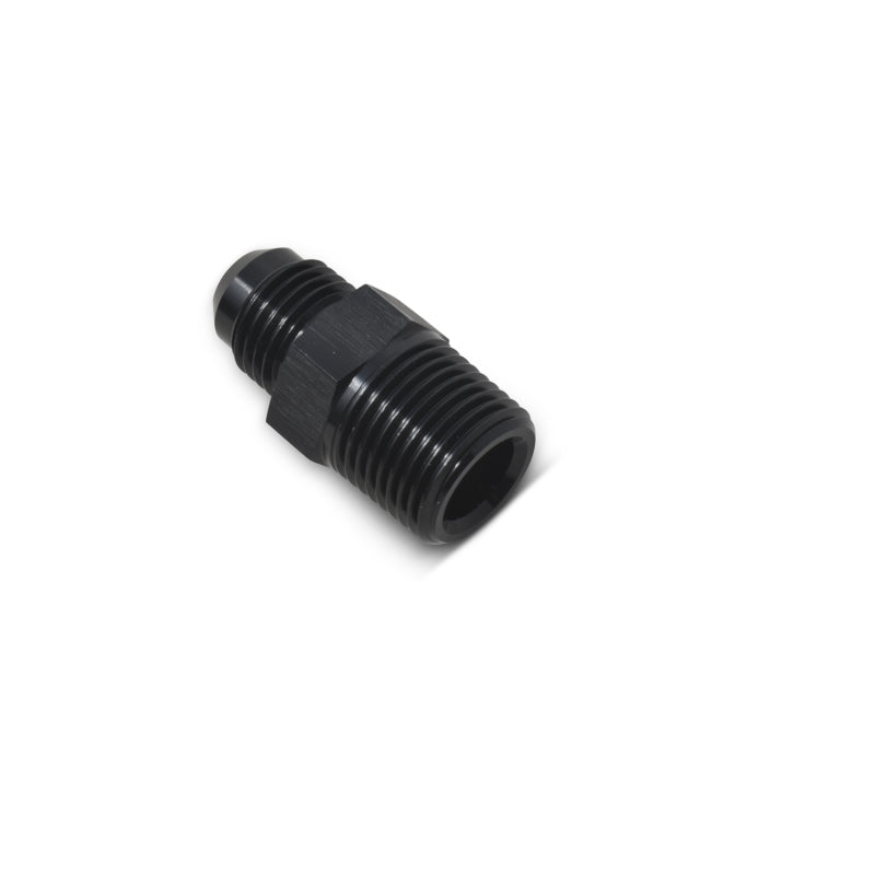 Russell Performance -4 AN to 1/4in NPT Straight Flare to Pipe (Black) -  Shop now at Performance Car Parts