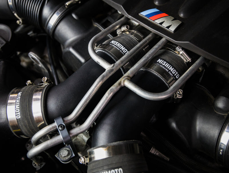 Mishimoto 12-16 BMW F10 M5 Intercooler Pipe Kit Micro Wrinkle Black -  Shop now at Performance Car Parts