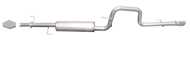 Gibson 05-09 Toyota 4Runner Sport 4.7L 2.5in Cat-Back Single Exhaust - Aluminized -  Shop now at Performance Car Parts